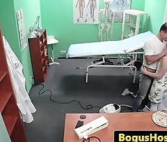 Doctor pussy fucks cleaner before keeping joins