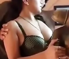 Sexy indian bhabi in bra big boobs enjoyed by devar