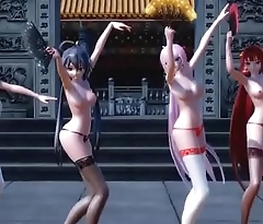 Hentai Big Tits Group Sexy Dance