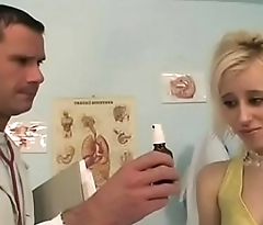 Nice Blonde...with a nice hot ASS for a strange Doctor