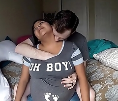 Sensual Breastfeeding Husband while Pregnant. C4S MV